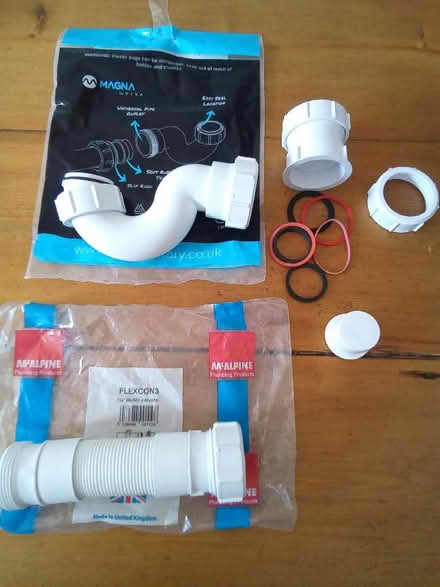 Photo of free Bath Plumbing Bits including Shallow Bath Trap (Catherine-de-Barnes B91) #1