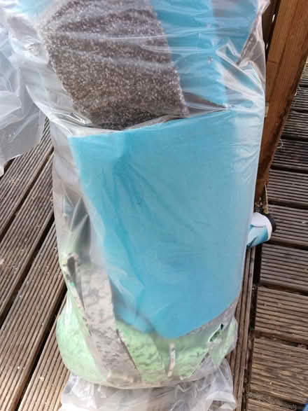 Photo of free Grey carpet cutoff pieces (Bramley, Leeds LS13) #1