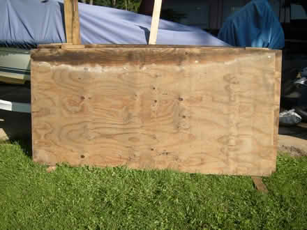 Photo of free 3/4" x 4' x 8' Used Plywood (Downers Grove 63rd and Main) #1
