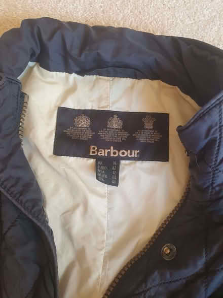 Photo of free Black genuine Barbour coat (Malvern WR14) #2