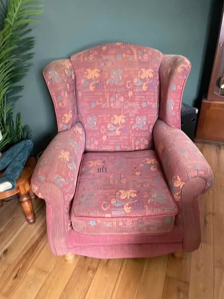 Photo of free Sofa and 2 chairs (Laragh Wicklow) #1