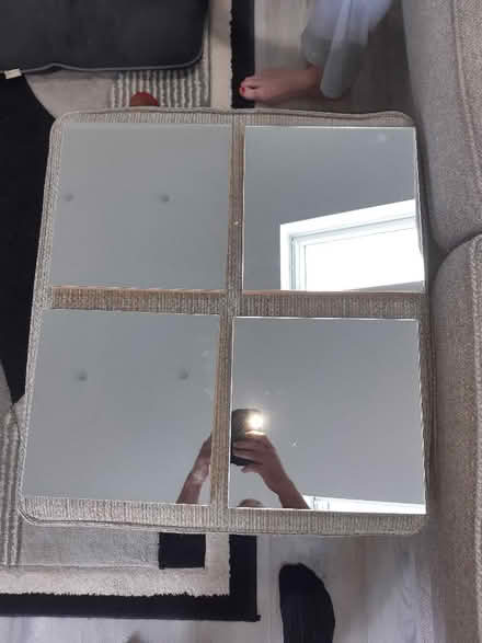 Photo of free 4 x square mirrors, 25cmx25cm (Yaxley PE7) #1
