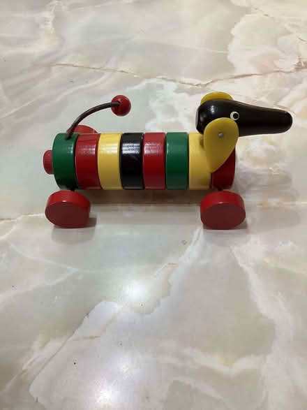 Photo of free A Colourful Wooden Dog (Chalfont St Giles HP8) #1