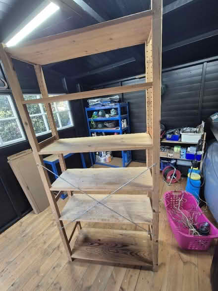 Photo of free Wooden shelves (Barnard's Green WR14) #2