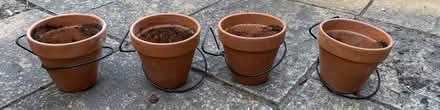 Photo of free Hanging terracotta plant pots (Downham BR1) #1