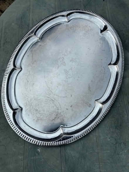 Photo of free Silver Plated Serving Tray (Thatcham RG19) #1