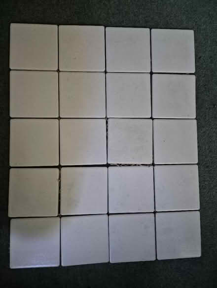 Photo of free 20 small square white wall tiles (Central Lancaster LA1) #1
