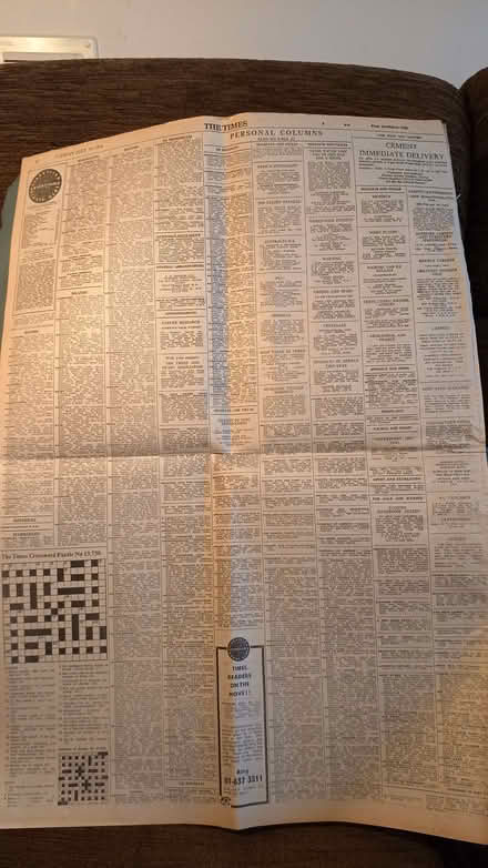 Photo of free original July 30 1974 Times newspaper (Boscombe BH5) #4