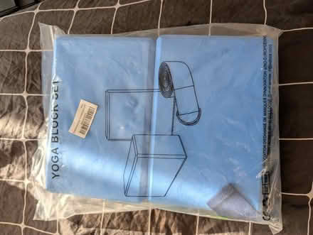 Photo of free Blue Yoga Block Set & Strap (Bracknell RG12) #1