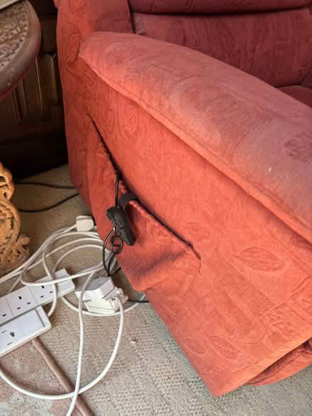 Photo of free Old person recliner sofa with Remote (Shenfield CM15) #1