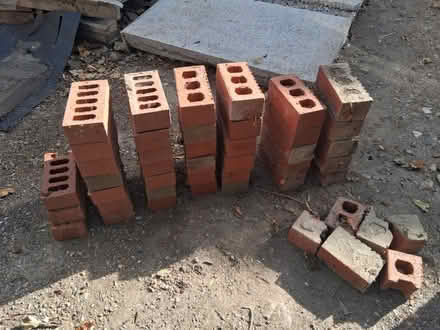 Photo of free 40 red engineering bricks (Manor Court E10) #1