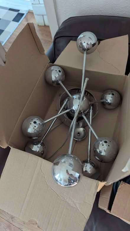 Photo of free Ceiling lamp and spare bulbs (Rusholme M14) #2