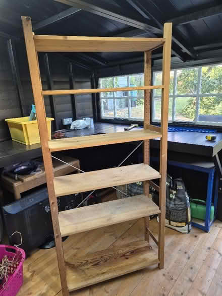 Photo of free Wooden shelves (Barnard's Green WR14) #1