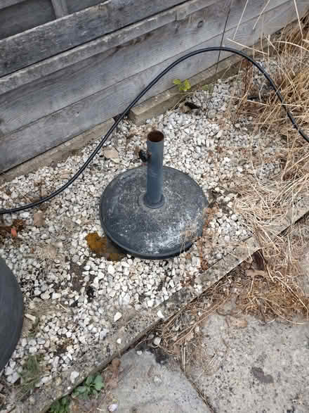 Photo of free Parasol/Sun umbrella base (North Bersted PO22) #1