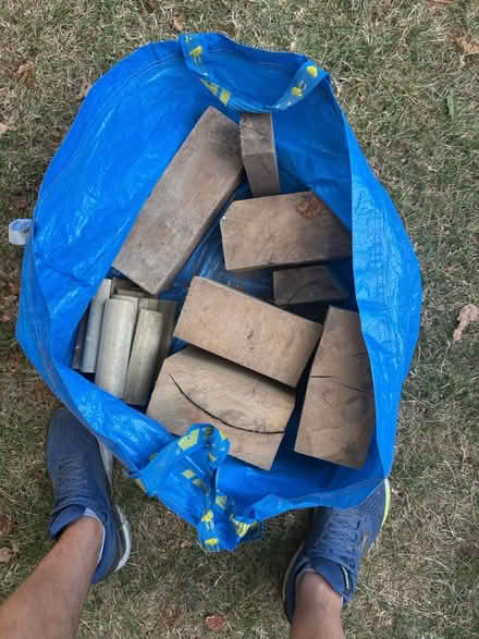 Photo of free Assorted Oak Sleeper Offcuts (Dollis Hill (NW10)) #1