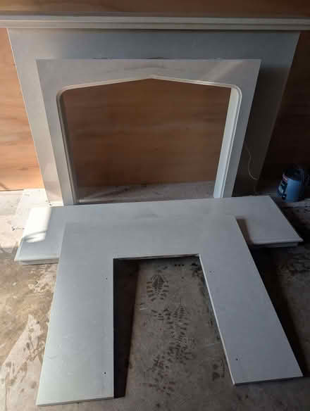 Photo of free Marble fireplace, mantlepiece and hearth (Oswestry SY11) #2