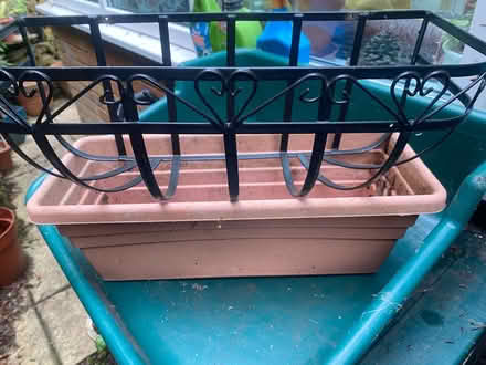 Photo of free Plastic garden trough & metal wall basket trough (Trennick TR1) #1