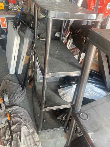 Photo of free Garage shelving/ storage. Plastic (Aylesford ME20) #1