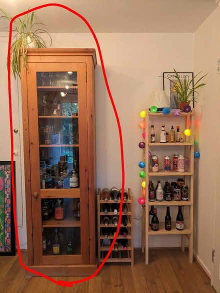 Photo of free Wooden drinks cabinet (Archway N19) #1