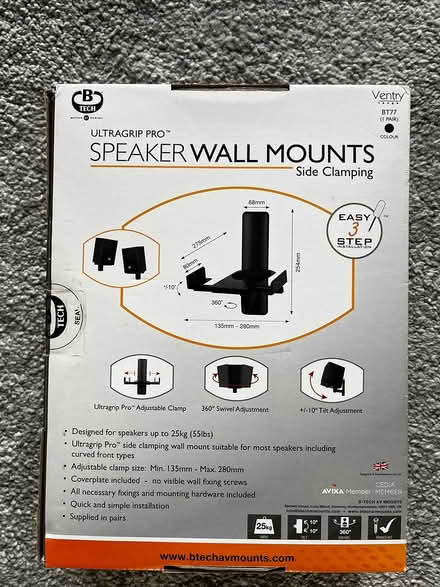 Photo of free Speaker Wall Mounts (Christchurch BH23) #3