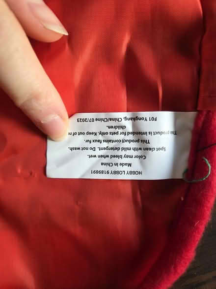 Photo of free Small Christmas pet costume (Laurel) #3