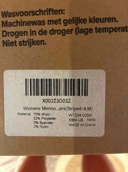 Photo of free Women’s Wool Socks - size medium (Morningside) #2