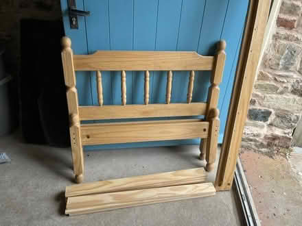 Photo of free Pine single bed (Helton CA10) #1