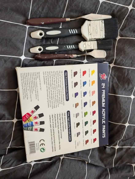 Photo of free 24 Acrylic Paints Set & Brushes (Bracknell RG12) #2