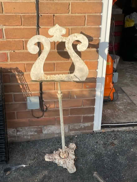 Photo of free Old metal music stand (Vicars Cross CH3) #1
