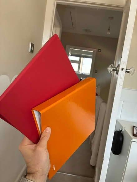 Photo of free Ring binders x2 (Widcombe Hill, Bath) #1
