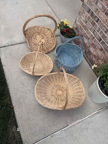 Photo of free 4 Wicker Baskets (Lower east side) #2