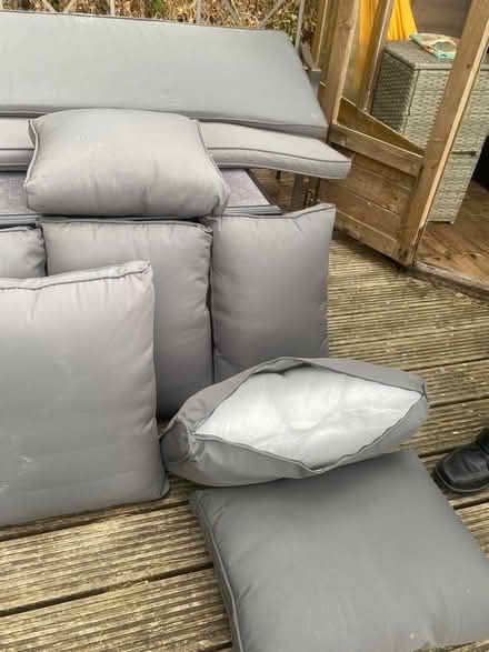 Photo of free Grey cushions from patio set. (Trennick TR1) #2