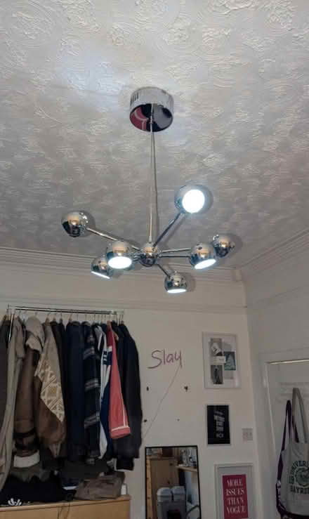 Photo of free Ceiling lamp and spare bulbs (Rusholme M14) #1