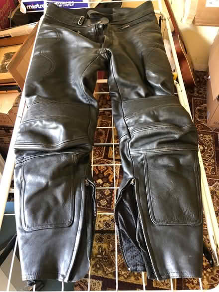 Photo of free Large leather bike trousers (Chipstead TN13) #1