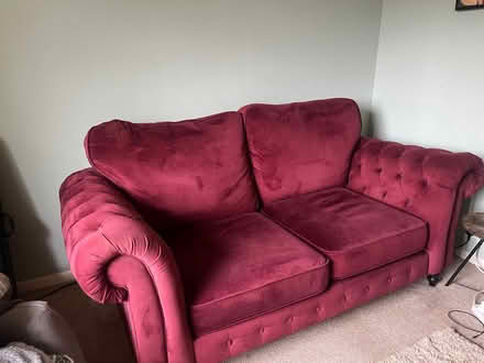 Photo of free Red IKEA Sofa (Shap CA10) #1