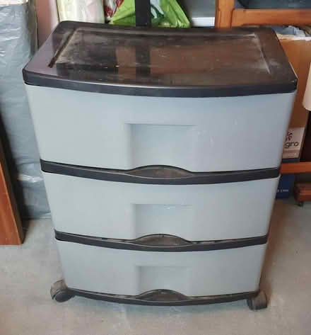 Photo of free Plastic Drawers - grey/ black (Castle Ward Lancaster LA1) #1