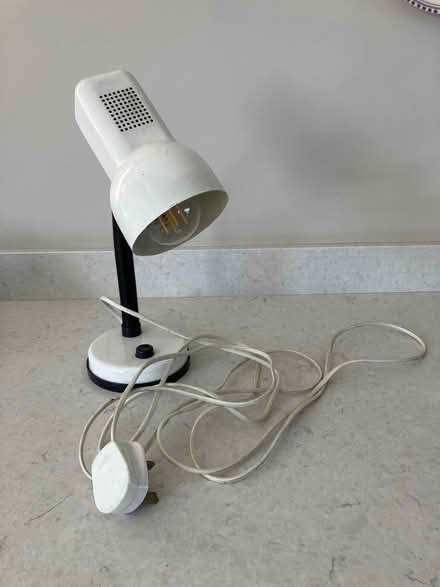 Photo of free White Desk / Bedside Lamp (Ryall WR8) #1