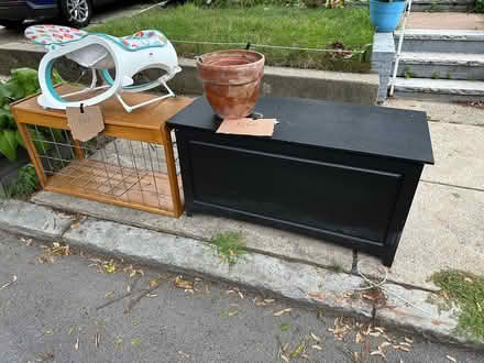Photo of free Wooden storage unit (Woodbourne Neighborhood) #1