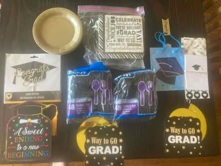 Photo of free Black and Gold Graduation Supplies (Creve Couer) #1
