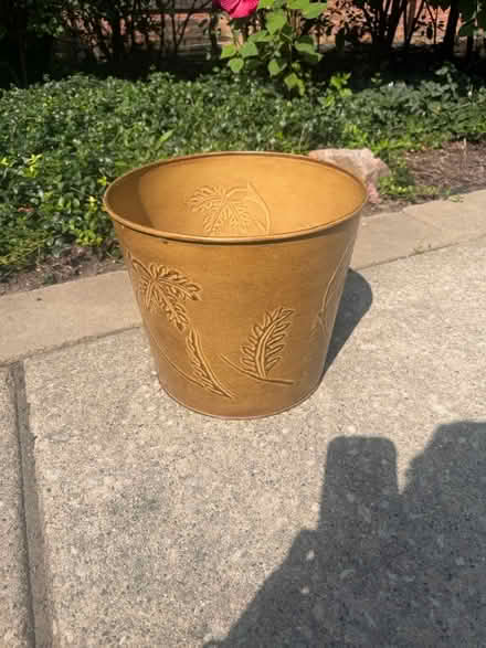 Photo of free Tin Planter (Glenview IL) #1