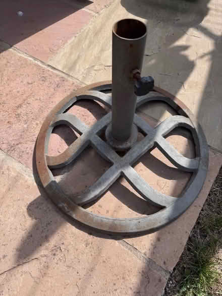 Photo of free Parasol base (Combe Down BA2) #1
