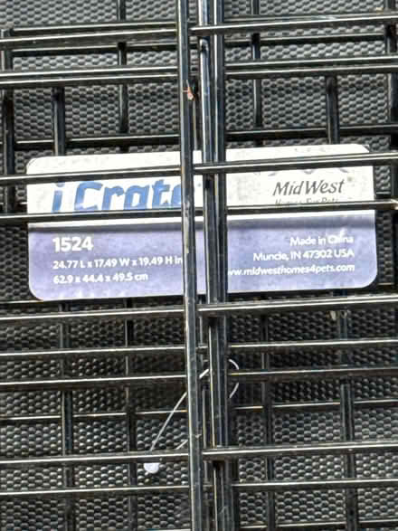 Photo of free 24” Wire Dog Crate (Alexandria, VA) #2