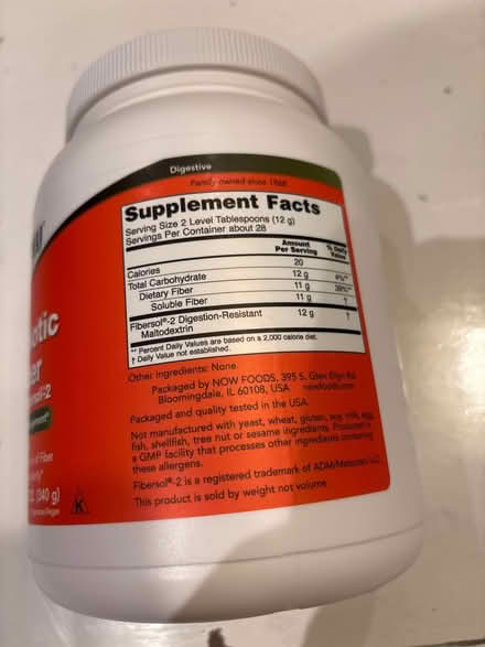 Photo of free Prebiotic Fiber (Littlemore OX4) #3