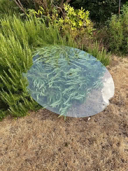 Photo of free Circular glass top from a garden table (The Cedars Estate WD3) #1