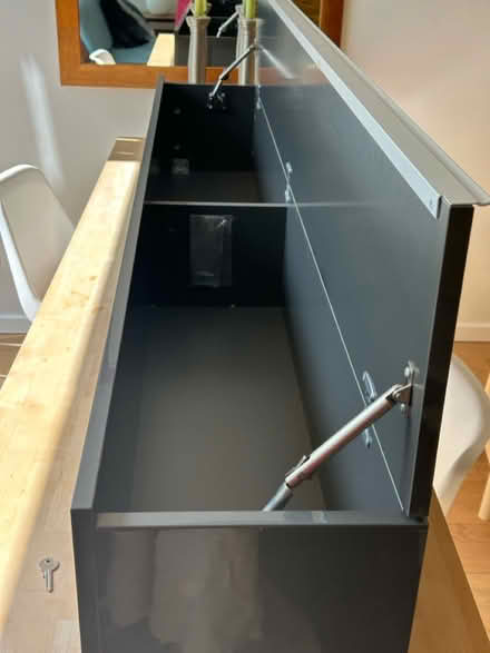 Photo of free Grey wall mounted cupboard IKEA (SE21 (West Dulwich)) #1