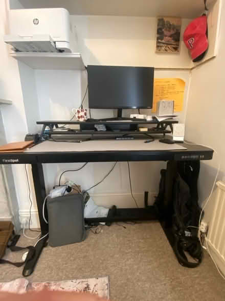 Photo of free Flexispot Sit Stand Desk 120cm x 60cm (Chiswick W4) #1