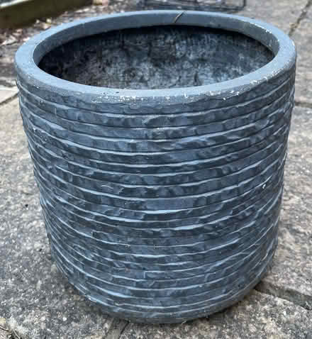 Photo of free Blue/grey stone pot (Downham BR1) #1