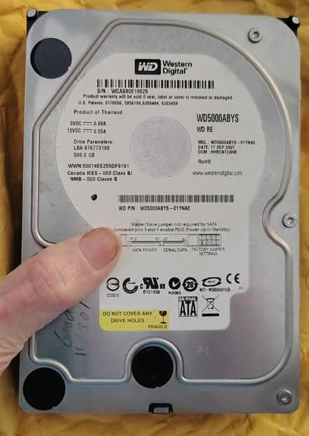 Photo of free 2 500 GB Hard Drives (Fremont) #1