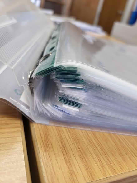 Photo of free Folder with 200+ sleeves (Fittleworth RH20) #2