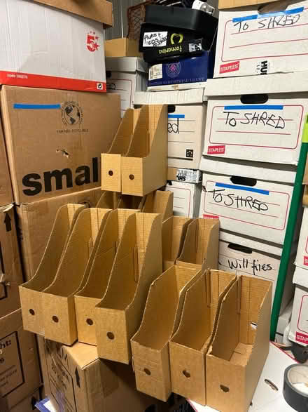 Photo of free Cardboard files (Kennington SE11) #1